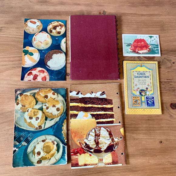 Vintage Baking Booklets Cookbooks Hersheys Knox Minute Tapioca General Foods - Picture 2 of 16